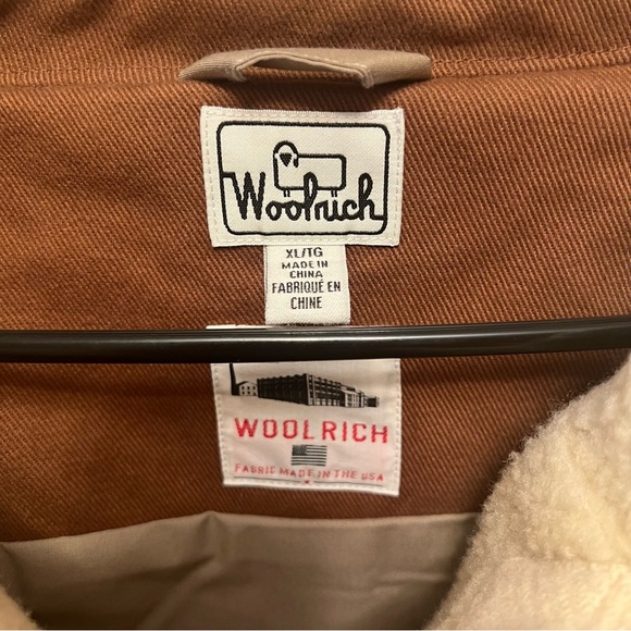 Woolrich Mill Wool Sherpa Jacket Size XL - Picture 8 of 9